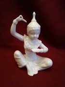 Figurka hinduskiej tancerki, kostna porcelana 