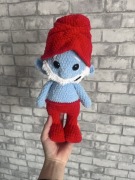 Papa Smerf nowa maskotka Handmade 
