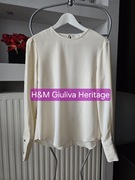 H&M x Heritage bluzka biała kremowa Rozmiar XS/S