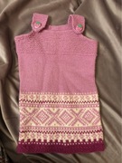 Kamizelka / sukienka wełniana 62-68-74