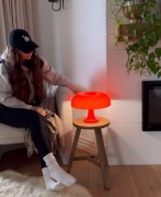 Lampa nowa retro lata70 Skandynawska bauhaus grzyb