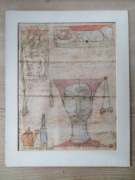 Adam Niemczyc Akt papier technika mieszana 1973