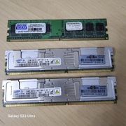MIX kość pamięci RAM DDR2 512Mb 0,5GB PC2-5300F 667MHz SAMSUNG używane PC