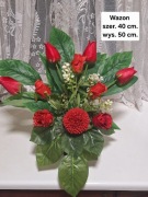 Dzień Babci I Dziadka,  wazon nagrobny