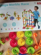 SMIKI MEGA KULODROM ZABAWA RODZINNA TOR KULKOWY DLA KULEK KOMPLET ELEMENTOW