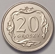 20 gr groszy 2013 r. b. ładna