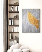 Obraz abstrakcyjny "Golden wing"