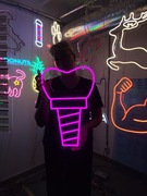 Implant Zęba Neon Napis LED. Implanty Dentystyczne Napisy Świetlne.