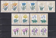 Znaczki Flora Kwiaty 1972 z Bułgaria  