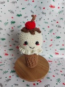 lody breloczek zabawka maskotka pluszak szydełkowe