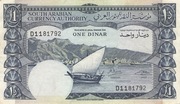 Jemen Południowy - Południowa Arabia 1 dinar 1967 P.3b Rzadki