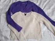 Sweter x 2 sztuki (Terranova, H&M) rozmiar 36, S