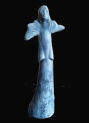 Figurka ceramiczna  ANIOŁ   wysoka 28 cm 