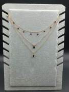 Naszyjnik z 3 warstwowym łańcuszkiem 