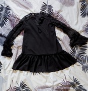 Czarna sukienka z koronką La Perla rozm.38