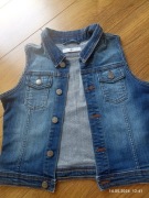 Kamizelka jeans r.9-10 lat