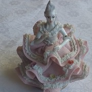 Tancerka w sukni balowej.Zajećar/Serbia/.Lata1960-70.