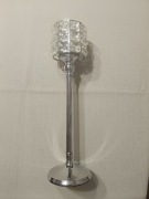 Świecznik Glamour, kryształki chromowane