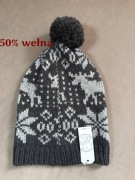 Czapka zimowa, unisex, 50% wełna, Barfota, r. uniwersalny-nowa z metką