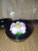 Ręcznie rzeźbione, pachnące  mydełko w kształcie kwiatu na prezent !