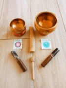 2 Misy Tybetańskie Medytacyjne Dźwiękowe Śpiewające Ton Dźwięk G F