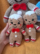 Piernikowy Ludzik  na szydełku 