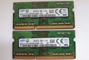 PAMIĘĆ RAM Samsung 8GB 2x4GB DDR3 SODIMM PC3L 12800S 1600MHz i inne