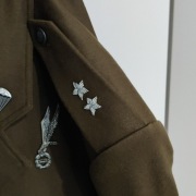 Obszycie pagonów munduru haft bajorkiem lub taśmą WP, SW i PSP 