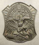 Duźy masywny ryngraf z Matką Boską - oryginał 