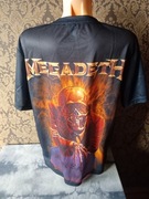 koszulka z nadrukiem megadeth 