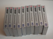 Zwstaw 10szt nieużywanych kaset BASF Chrome Extra II 60 