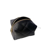 Kosmetyczka handmade z ekoskóry usztywniana podróżna organizer na kosmetyki