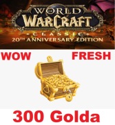 WOW SPINESHATTER GOLD 300 GOLDA ZŁOTA ZŁOTO FRESH EDYCJA WORLD OF WARCRAFT