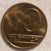 Moneta 10zl z roku 1989