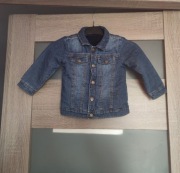 Kurtka jeansowa ocieplana misiem dla chłopca TU r. 86/92