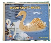 Drewniany model puzzle 3d- łab