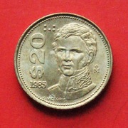 20 Peso  1985 r  -  Meksyk   Guadalupe Victoria        stan !!!  