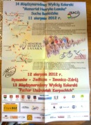 Kpl. dokumentów z wyścigu kolarskiego o puchar Łasaka - 2012 rok