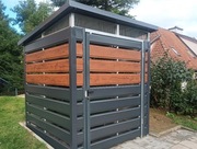 Wiata Śmietnikowa Altana Zabudowa Koszy Śmietnik 