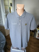 Lyle & Scott koszulka polo męska XXL szary melanż