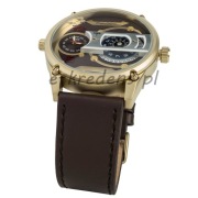 Nowy DUŻY zegarek męski 2CZASY Bruno Calvani (Fra)