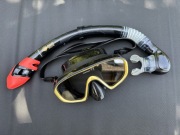 Zestaw maska z rurką do snorkelingu AQUAWAVE