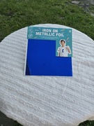 Folia do prasowania naprasowanki na koszulkę - metaliczna niebieska