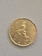 20 eurocentów  z roku  2002