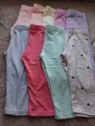 H&M legginsy rybaczki rozm. 110 8 szt. 