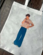Torebka torba tote bag materiał non woven harry styles