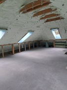 Ocieplanie pianką pur poddasza stropy dachy hale