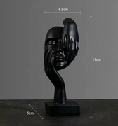 Nordic Resin Abstract Statue – Luksusowa Rzeźba Dekoracyjna na Biurko