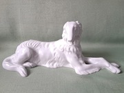 Bogucice duża figura porcelanowa pies chart 37cm