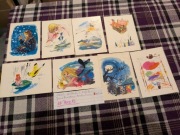 Kartki pocztówki z bajek Jan Christian Andersen 8szt